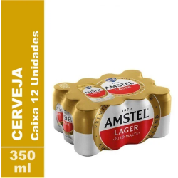 Amstel lata (350ml) - Caixa